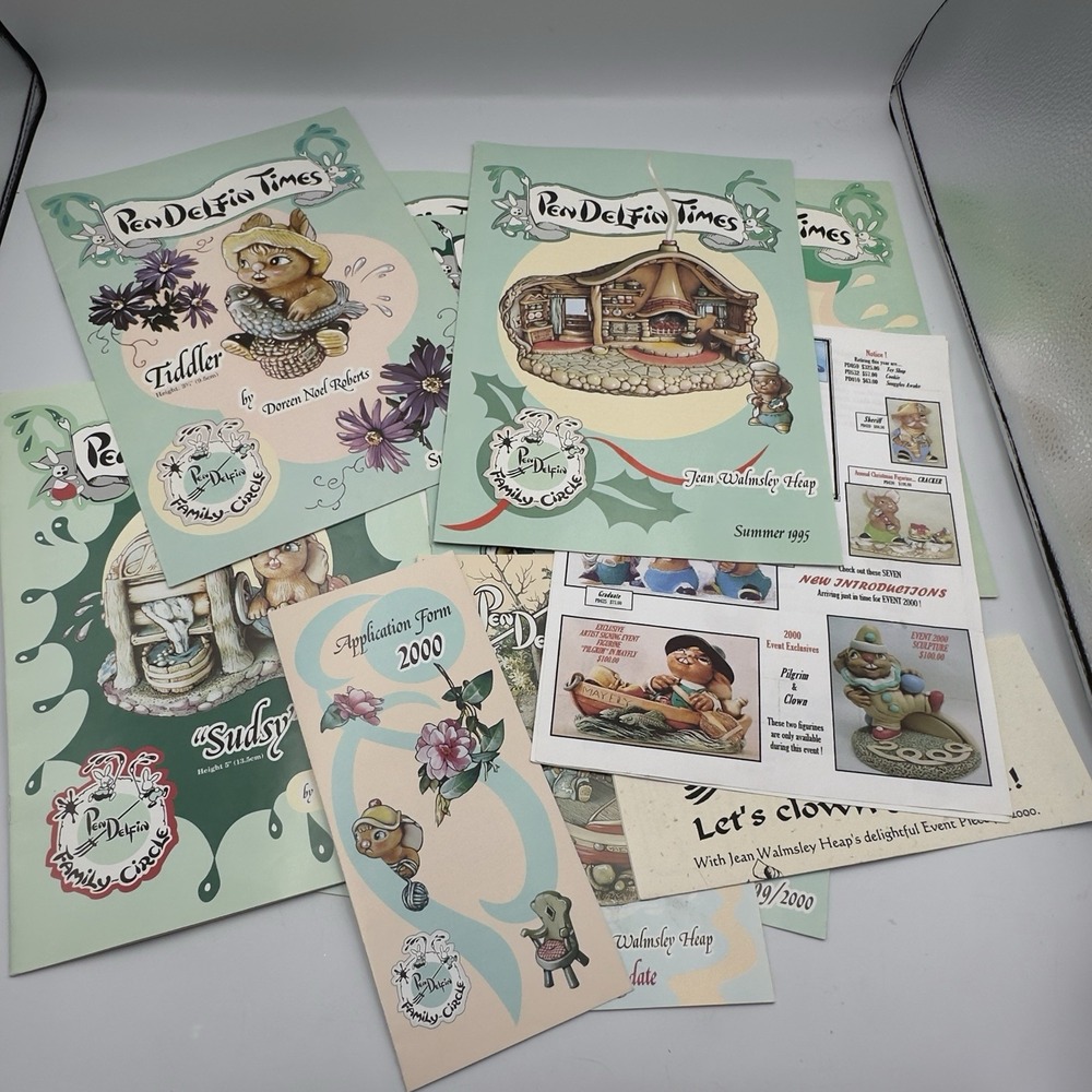 Lot Of PENDELFIN STORE ADVERTISING BOOKLETS‎ Pamphlets Family Circle